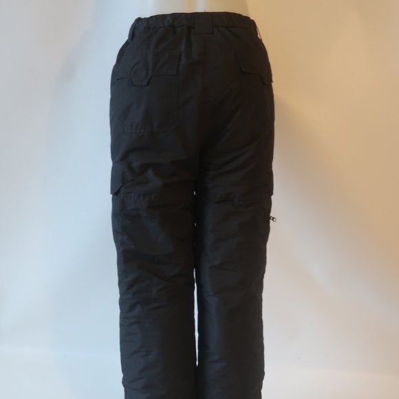 Womens Climate Control Black Cargo Pockets Ankle Zip Ski Snow Pants S * - Picture 7 of 10